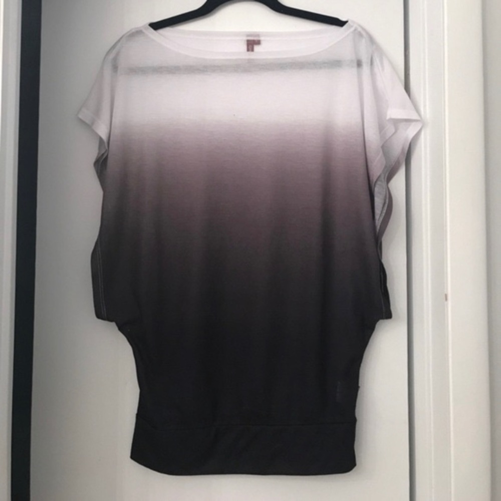 Sweaty Betty casual top ombré coverup yoga L